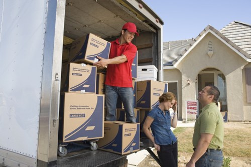 Local movers handling a commercial property move with access considerations