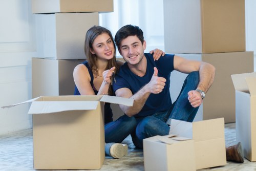 Unpacking items into a new Kentishtown property