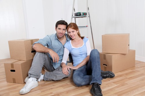 Supervisor checking safety procedures during a move