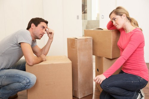 Planned moving service with furniture and packing support