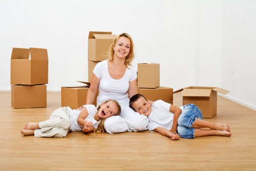 Local team collecting assorted furniture from a flat in Kentishtown