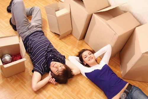 Crew handling furniture safely during a home move
