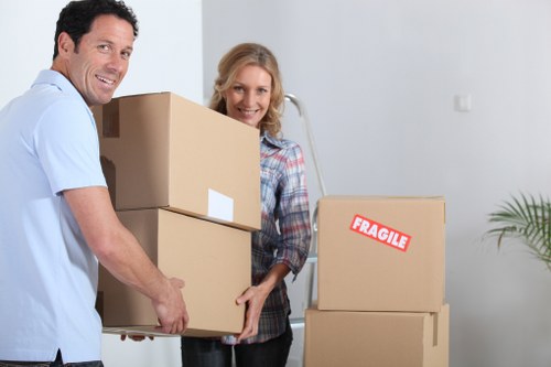 Careful handling of boxes and furniture during a Kentishtown move